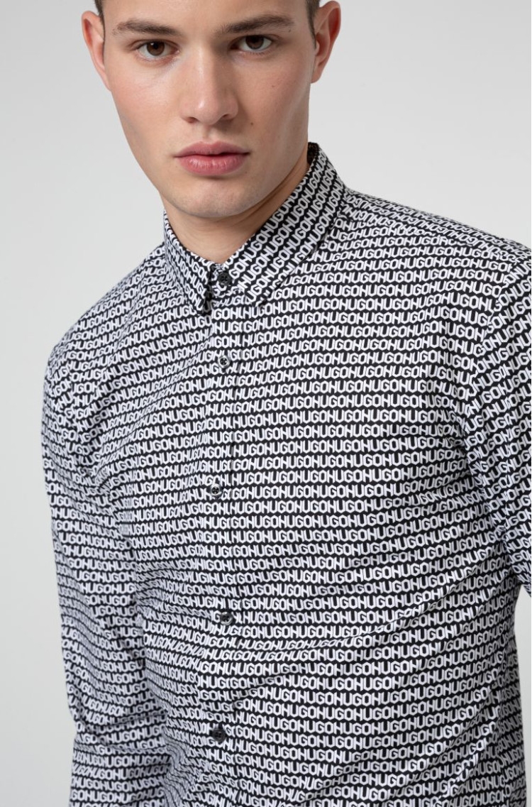 Сорочка повсякденна Extra-slim fit для чоловіків (468672), колір Сірий - №5