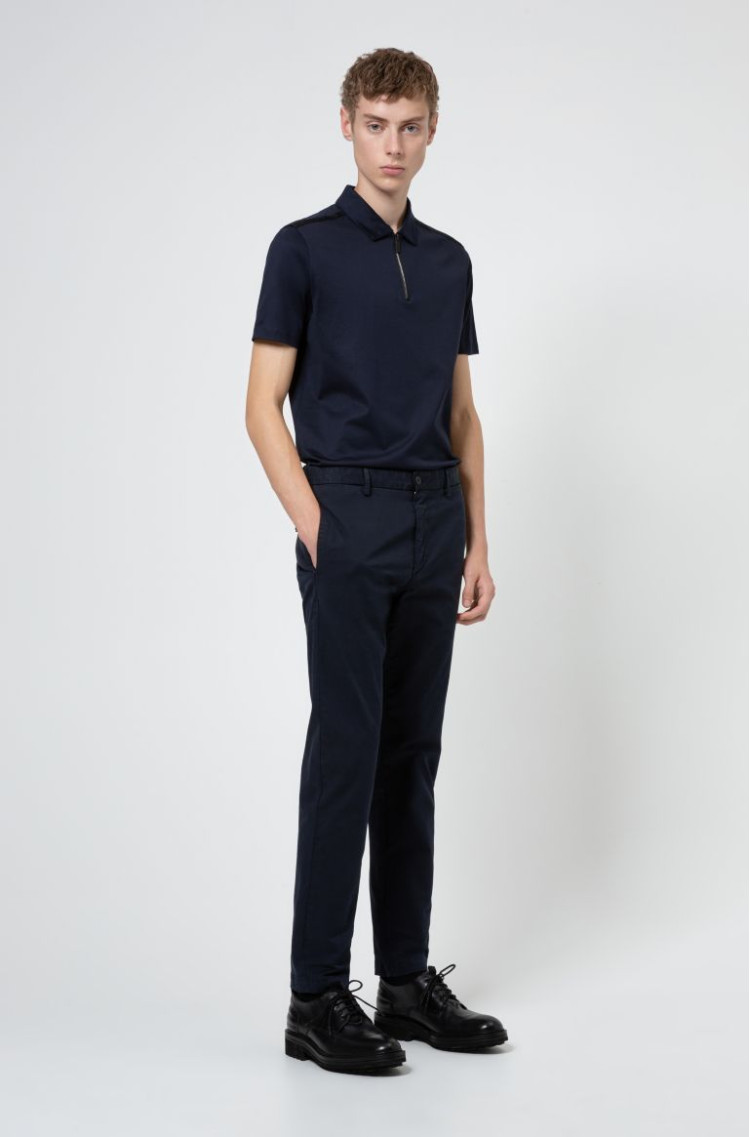 Брюки chinos Slim fit Средняя для мужчин (468685), цвет Синий - №2