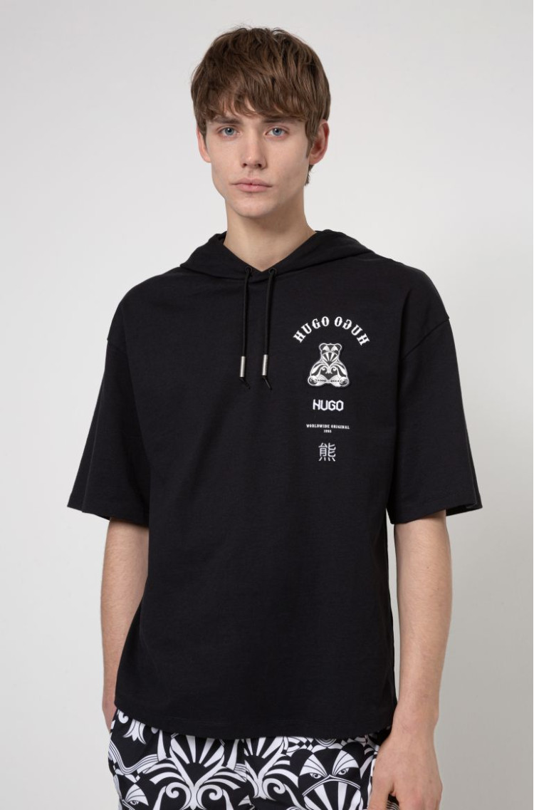 Толстовка Relaxed fit для чоловіків (468692), колір Чорний - №2