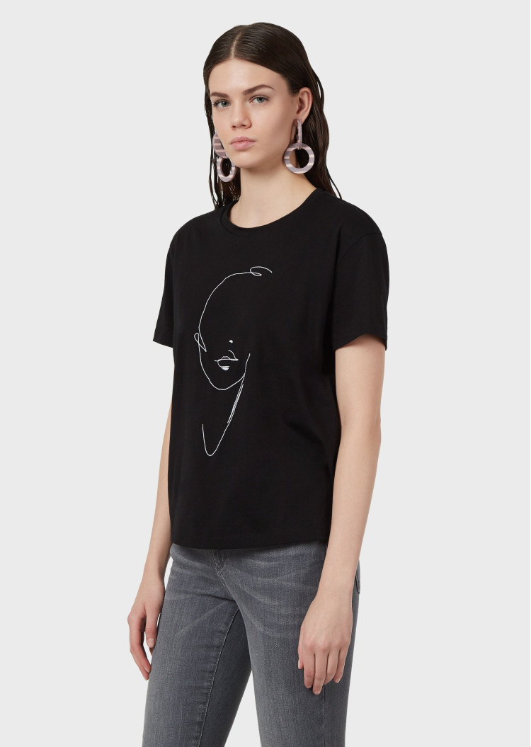 Футболка Regular fit для жінок (469034), колір Чорний - №2