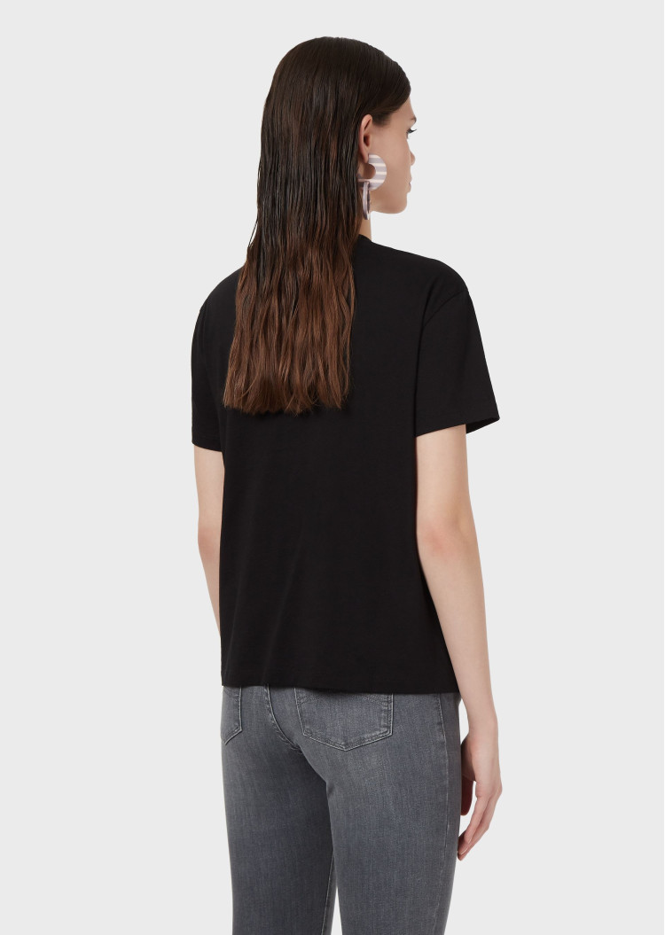 Футболка Regular fit для жінок (469034), колір Чорний - №3