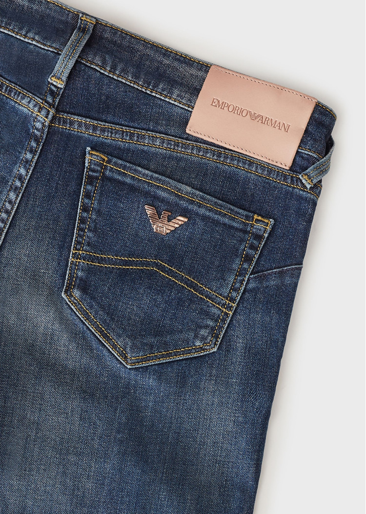 Джинсы Extra slim Extra-slim fit Низкая для женщин (469039), цвет Синий - №6
