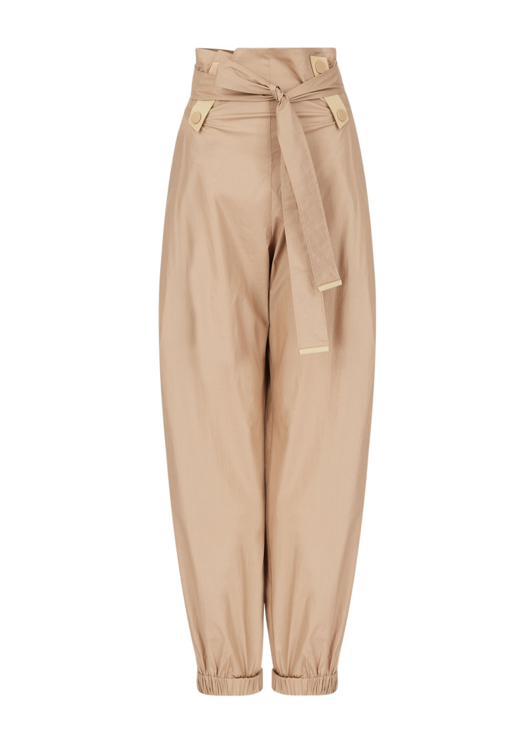 Брюки fashion Relaxed fit Висока для жінок (469041), колір Бежевий - №1