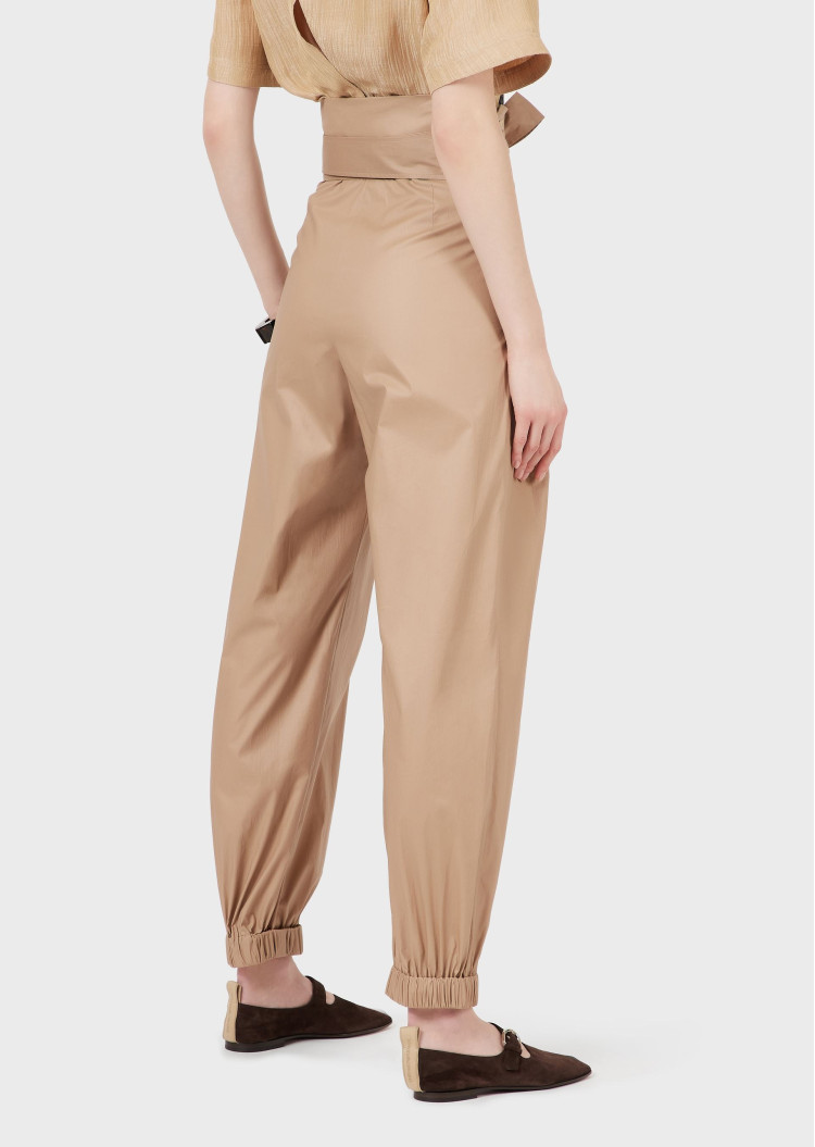 Брюки fashion Relaxed fit Висока для жінок (469041), колір Бежевий - №4