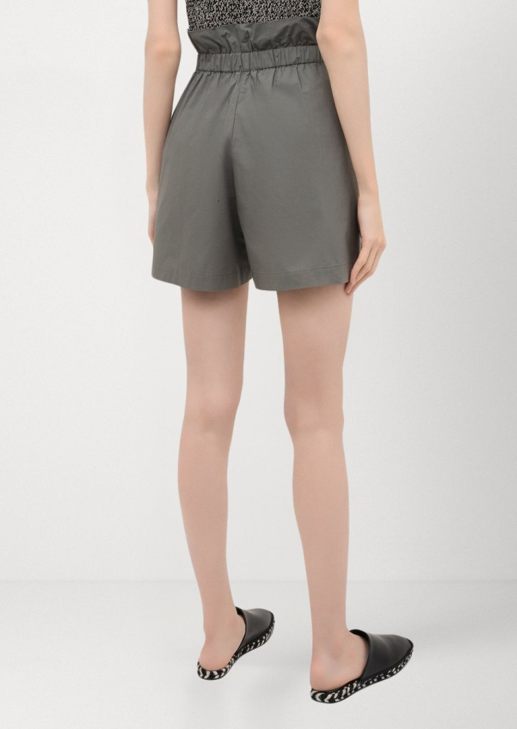 Шорти Slim fit Висока для жінок (469043), колір Зелений - №4
