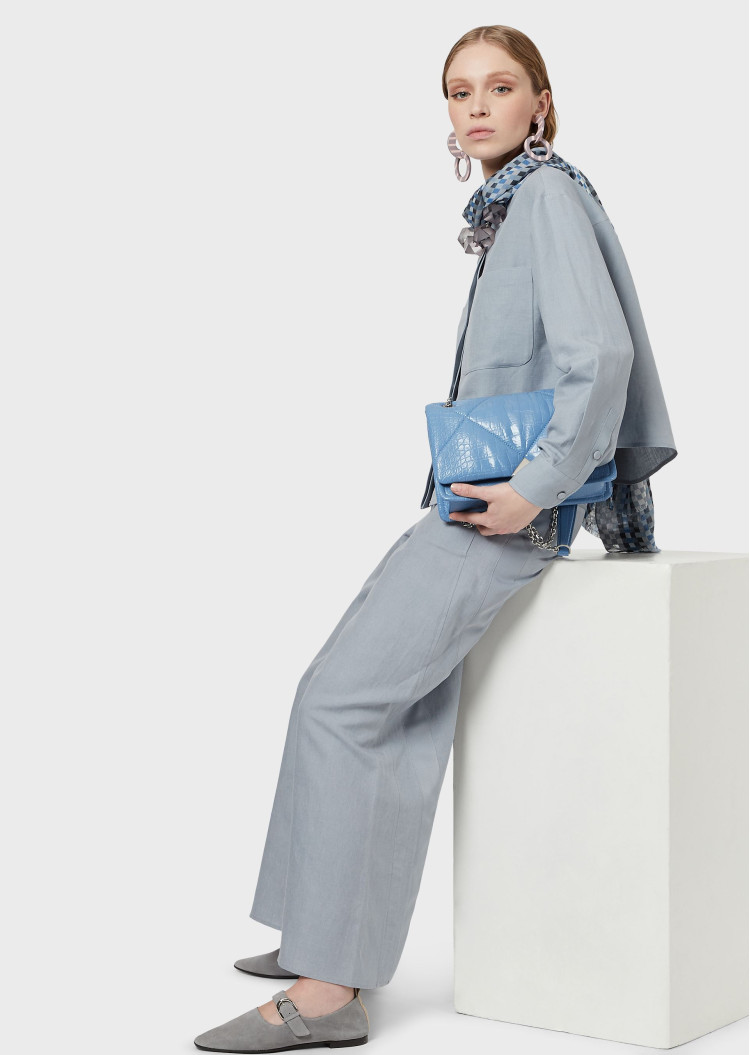 Брюки костюмні Relaxed fit для жінок (469044), колір Бузковый - №5