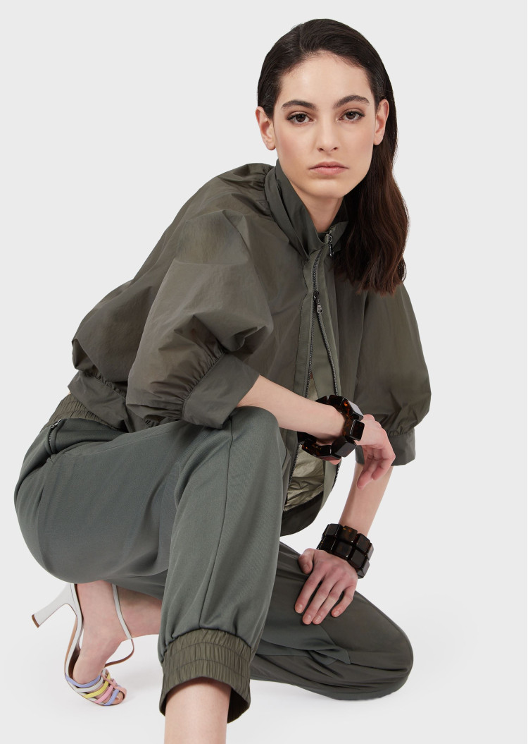 Вітровка Slim fit для жінок (469047), колір Зелений - №5