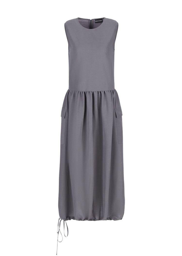 Сукні максі Relaxed fit для жінок (469057), колір Сірий - №1