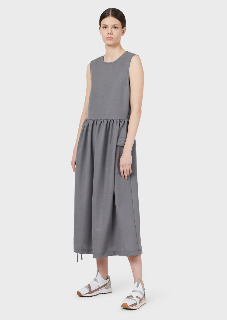 Сукні максі Relaxed fit для жінок (469057), колір Сірий - №2