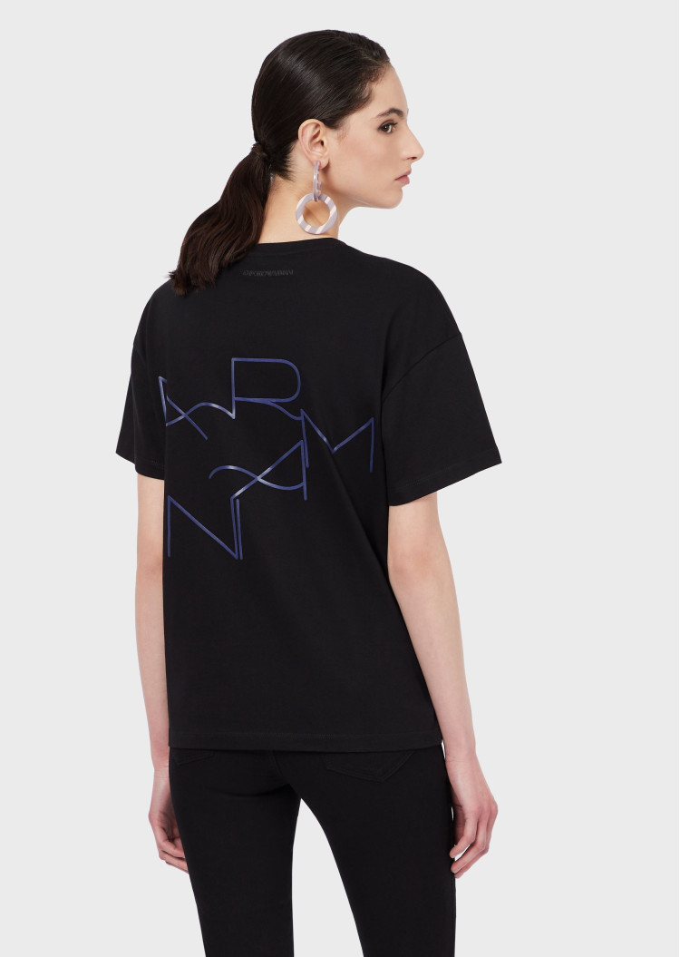 Футболка Relaxed fit для жінок (469063), колір Чорний - №3