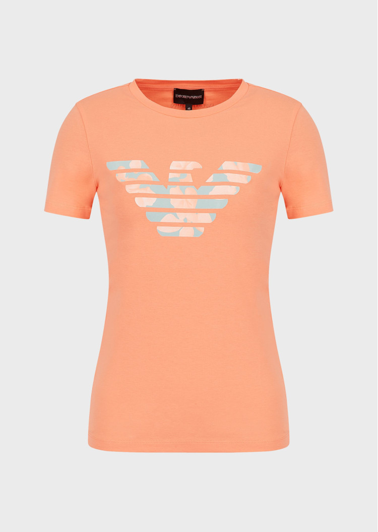 Футболка Slim fit для жінок (469072), колір Помаранчевий - №1