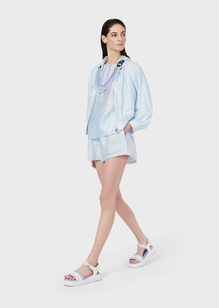Блуза з рукавом 3/4 Relaxed fit для жінок (469088), колір Синій - №4