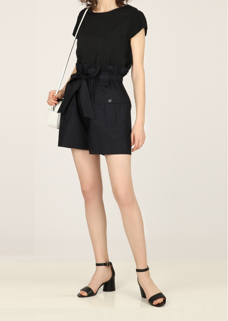 Шорти Slim fit Висока для жінок (469089), колір Синій - №3