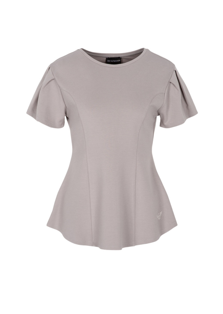 Блуза с коротким рукавом Extra Slim Fit: очень облегающая, подчеркивающая фигуру.