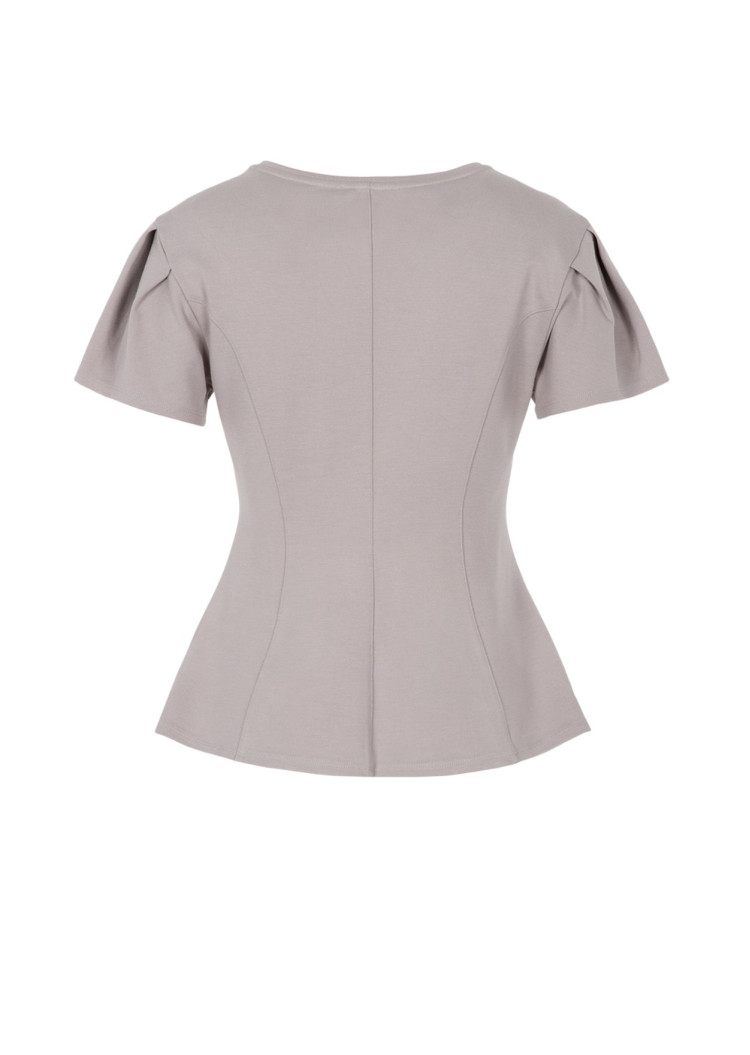 Блуза з коротким рукавом Slim Fit — фото 2