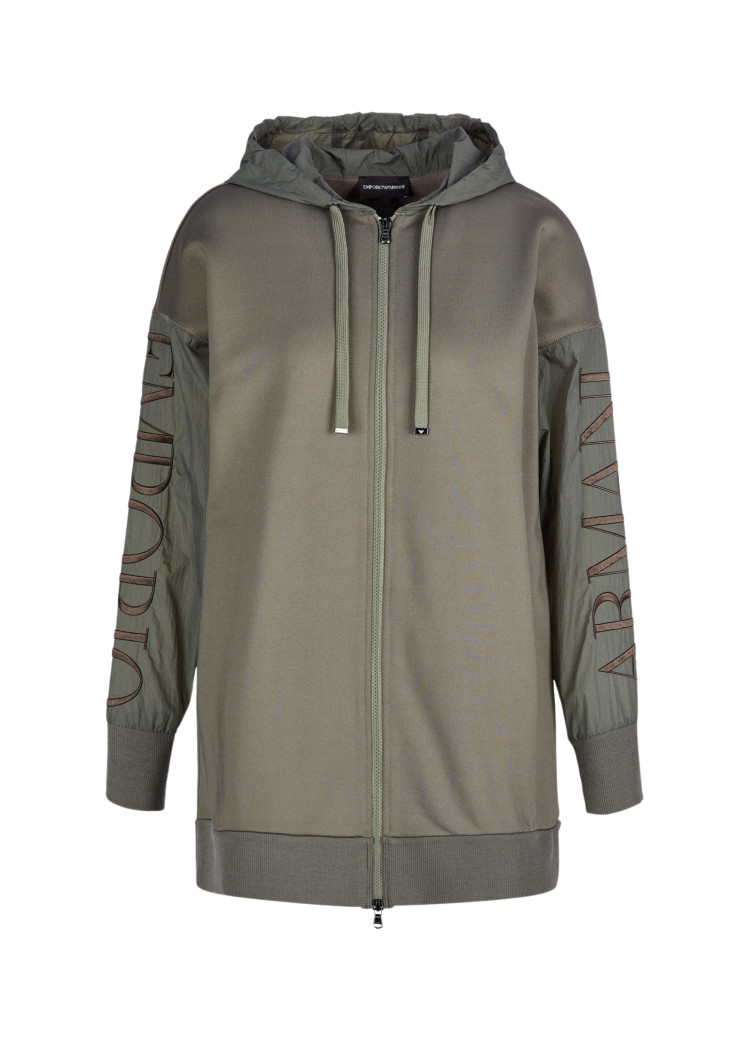 Спортивная кофта Relaxed fit для женщин (469096), цвет Зеленый - №1
