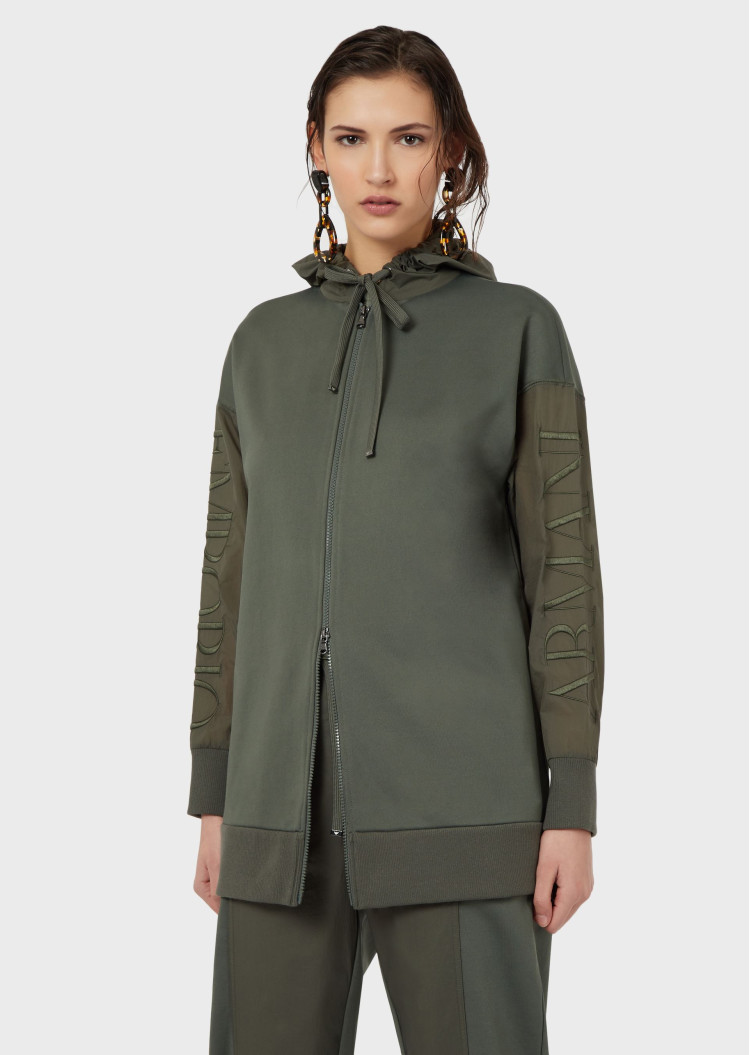 Спортивная кофта Relaxed fit для женщин (469096), цвет Зеленый - №2