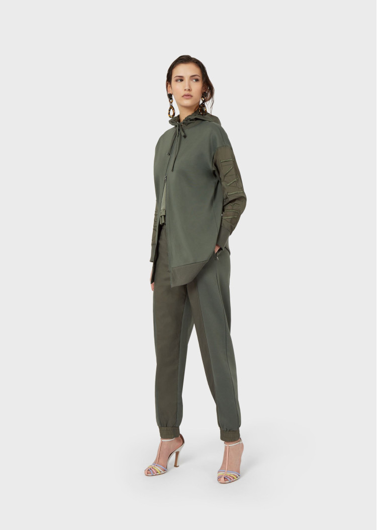 Спортивная кофта Relaxed fit для женщин (469096), цвет Зеленый - №3