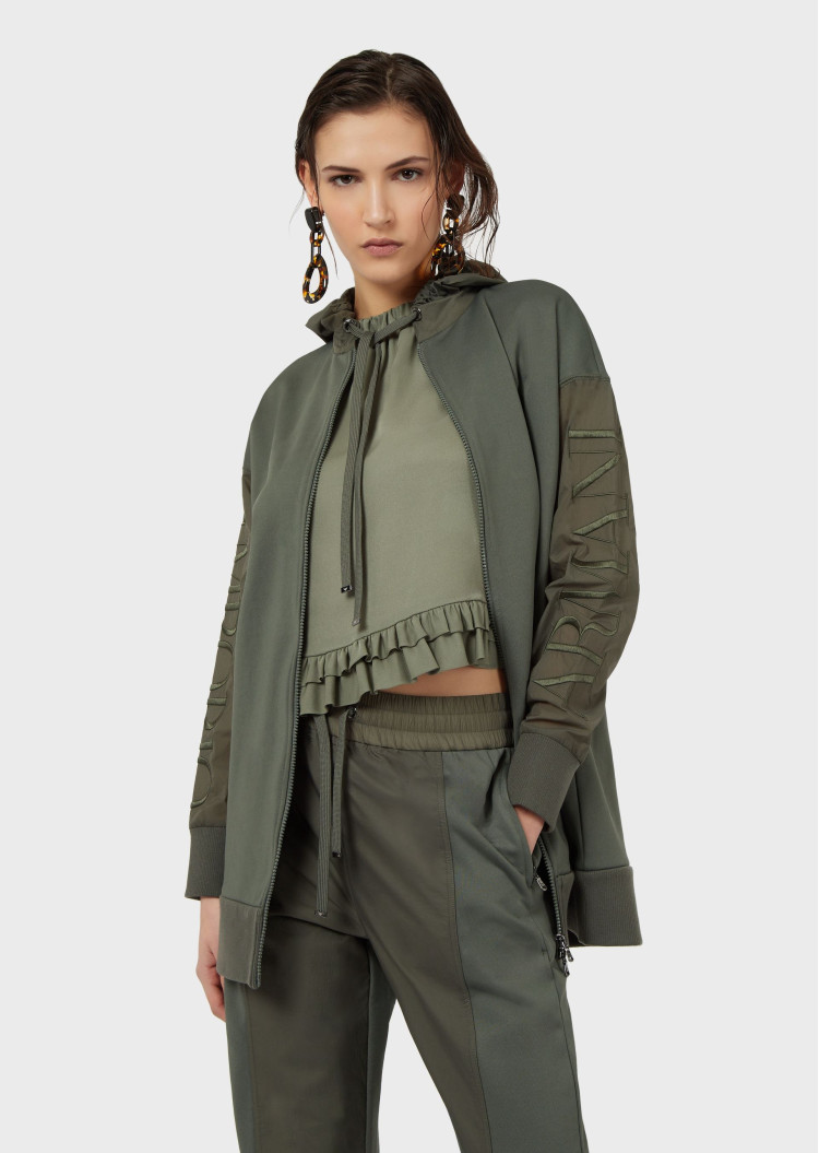 Спортивная кофта Relaxed fit для женщин (469096), цвет Зеленый - №5