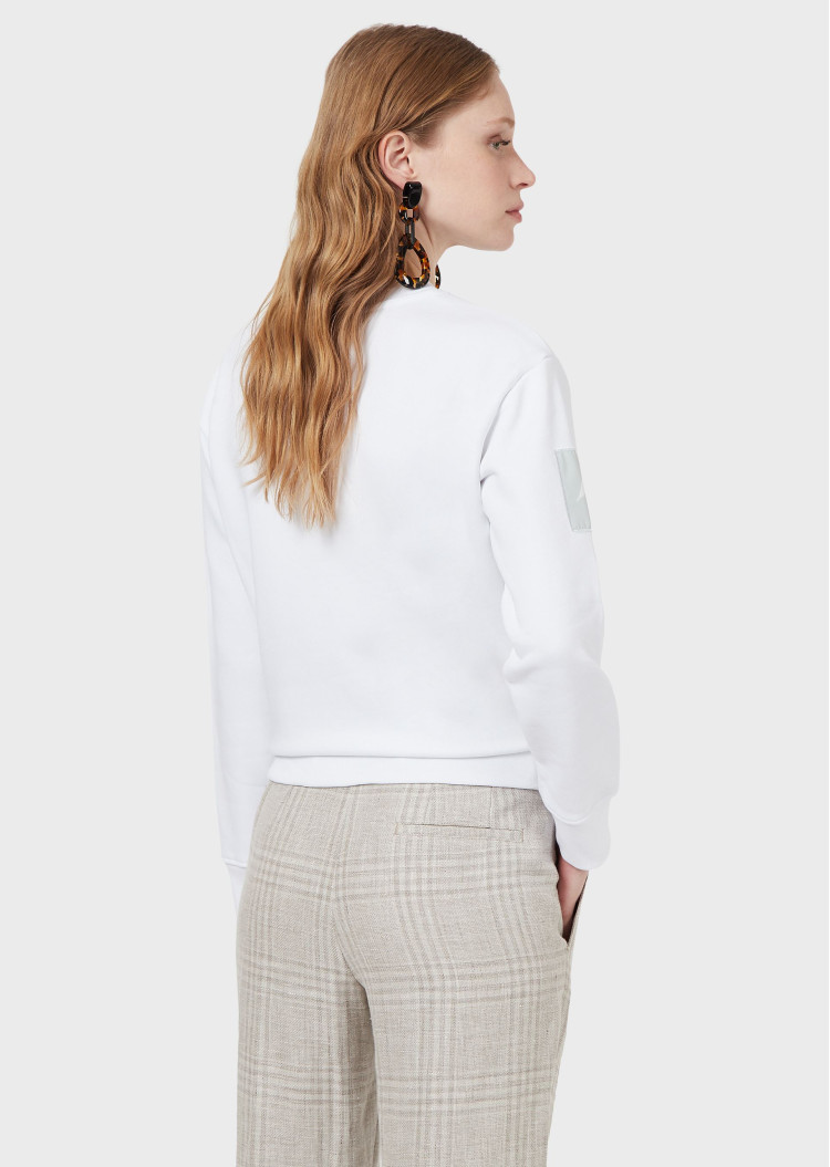 Толстовка Regular fit для женщин (469097), цвет Белый - №3