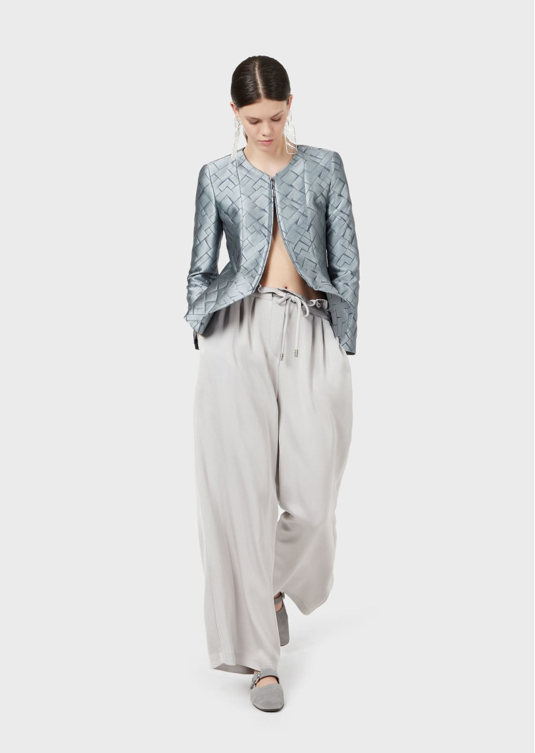 Брюки fashion Relaxed Fit Висока для жінок (469098), колір Сірий - №2
