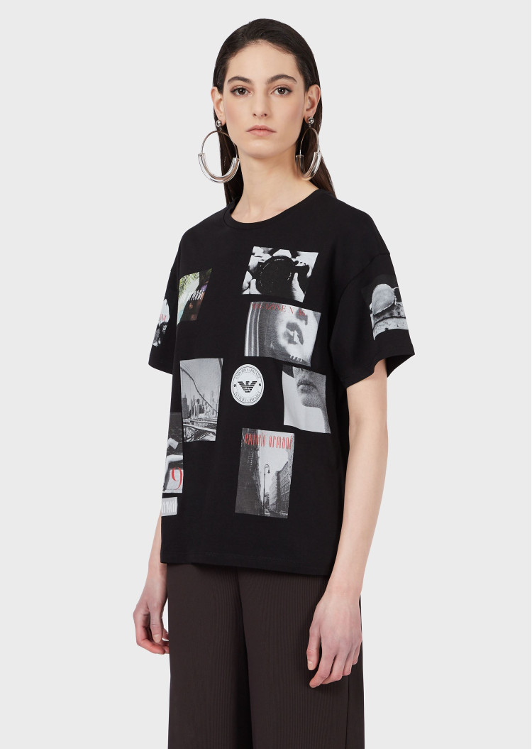 Футболка Relaxed fit для жінок (469099), колір Чорний - №2