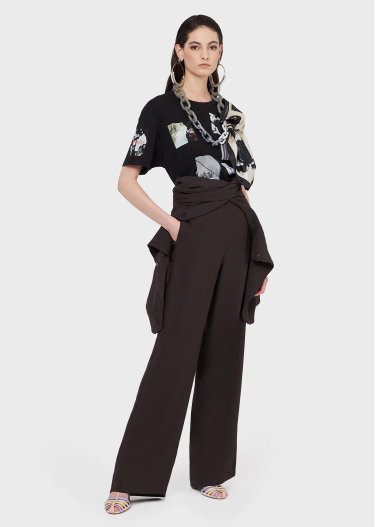 Футболка Relaxed fit для жінок (469099), колір Чорний - №4