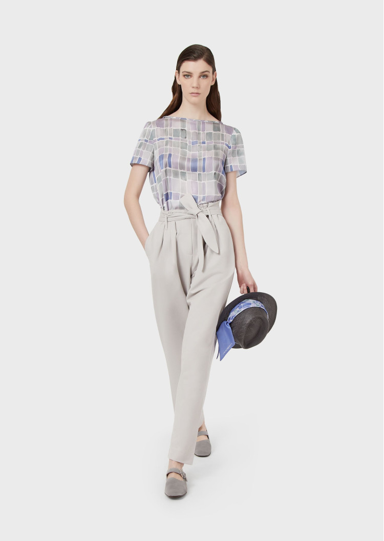 Брюки fashion Relaxed fit Висока для жінок (469102), колір Сірий - №2