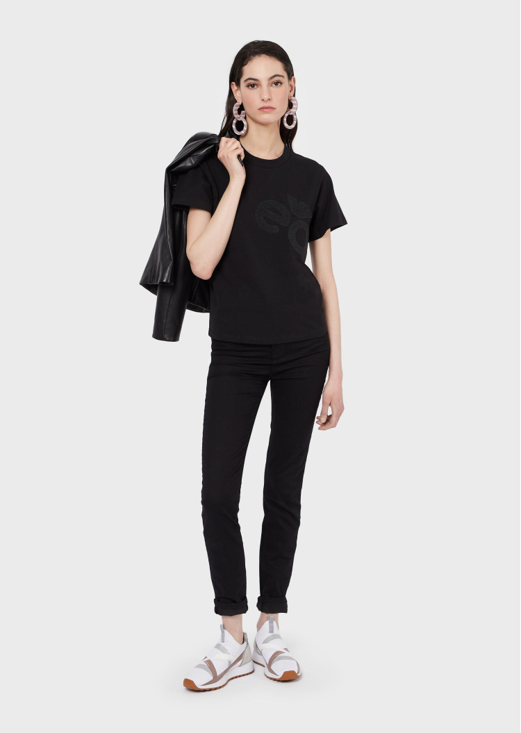 Футболка Regular fit для женщин (469106), цвет Черный - №4