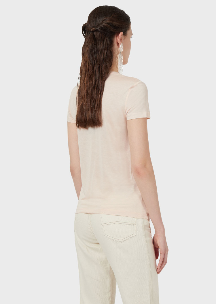 Футболка Slim fit для жінок (469109), колір Молочний - №4