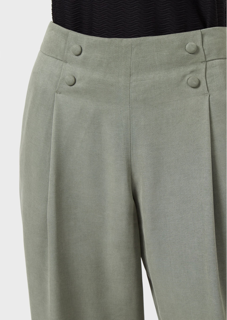 Брюки fashion Relaxed fit Висока для жінок (469114), колір Зелений - №6