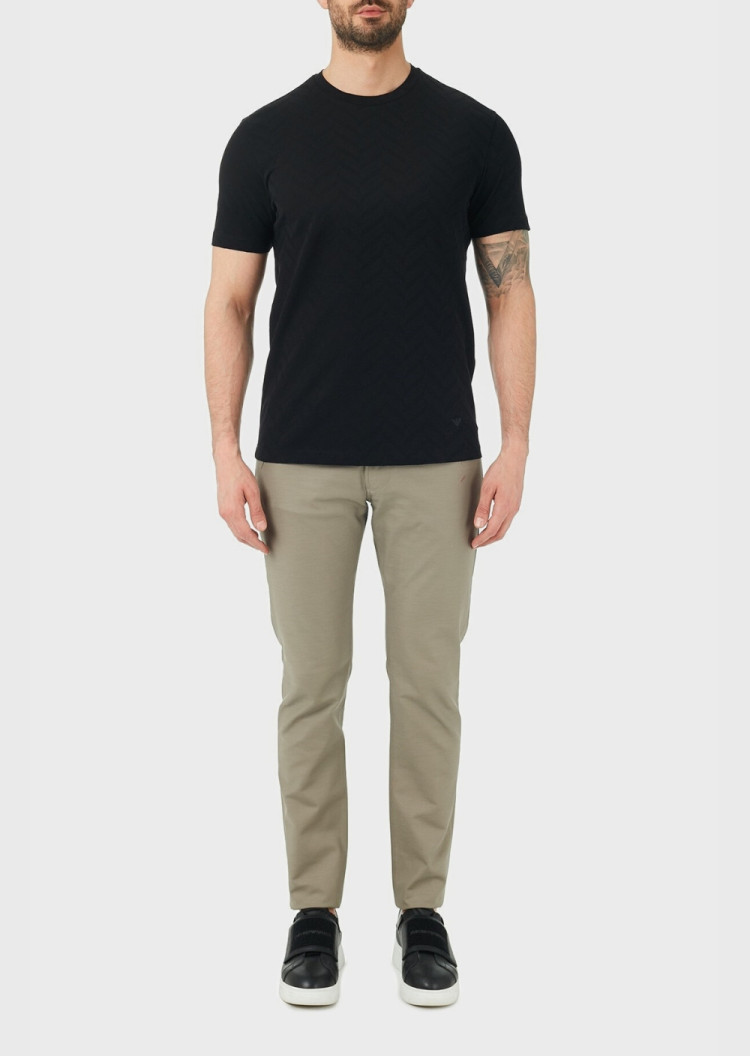 Брюки 5 карманов Slim Slim fit Низкая для мужчин (469132), цвет Бежевый - №2