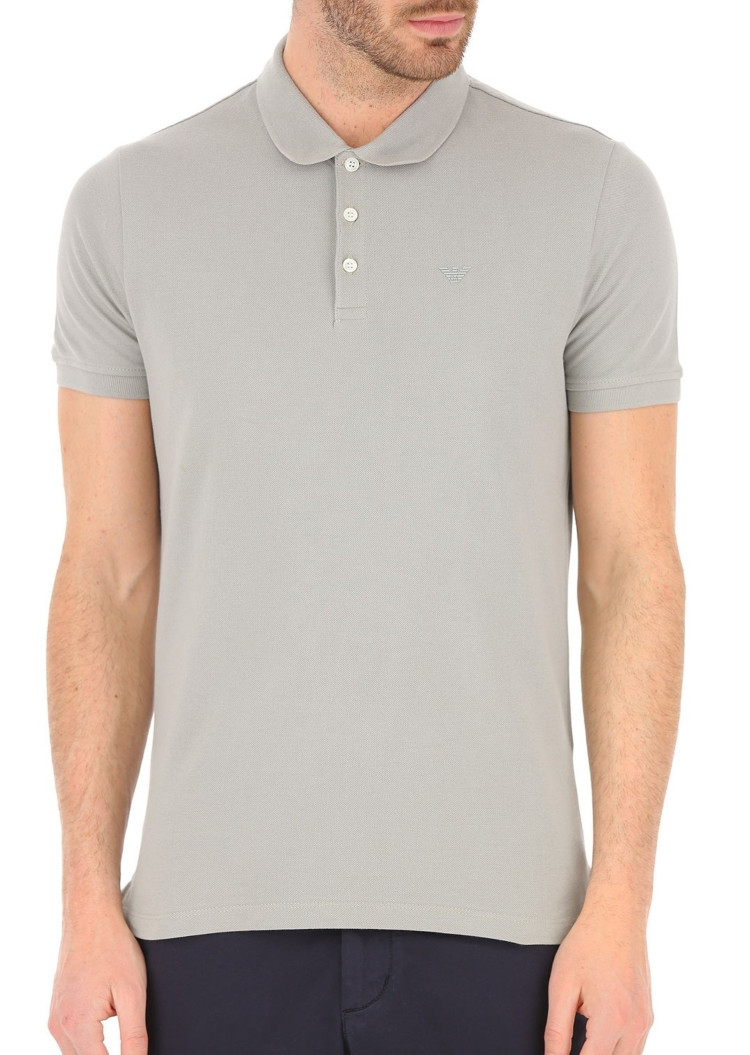 Поло Slim fit для мужчин (469134), цвет Серый - №2