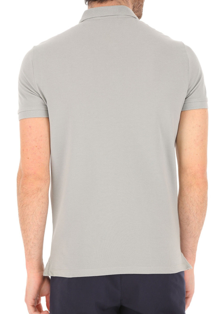 Поло Slim fit для мужчин (469134), цвет Серый - №4