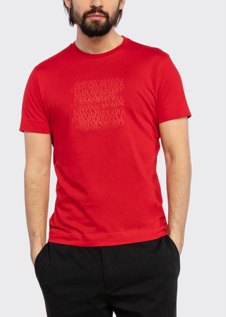 Футболка Slim fit для мужчин (469136), цвет Красный - №2