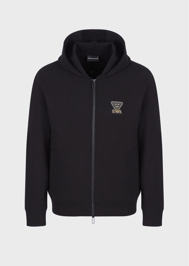 Спортивная кофта Regular fit для мужчин (469139), цвет Черный - №1