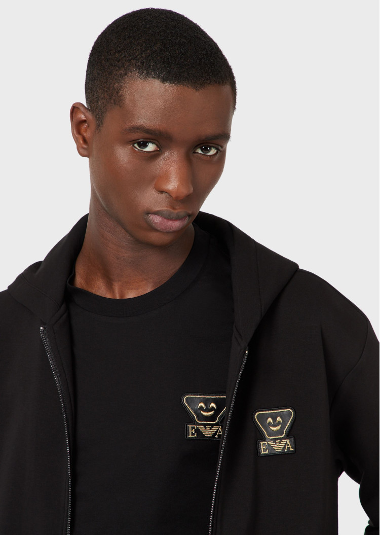 Спортивная кофта Regular fit для мужчин (469139), цвет Черный - №6