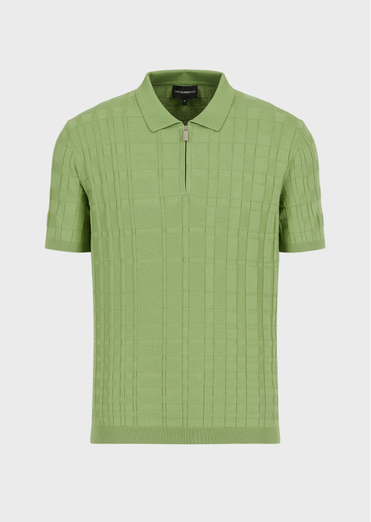 Поло Regular fit для мужчин (469146), цвет Зеленый - №1