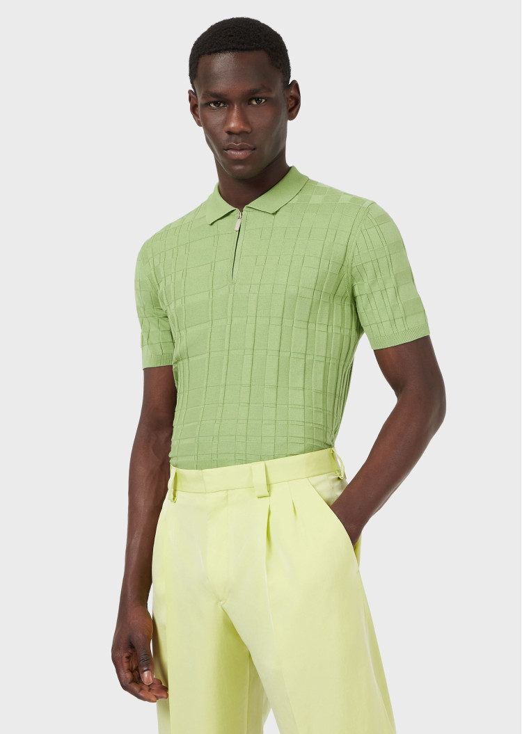 Поло Regular fit для мужчин (469146), цвет Зеленый - №2