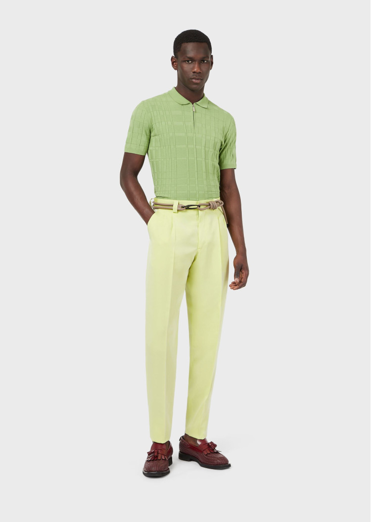 Поло Regular fit для мужчин (469146), цвет Зеленый - №4