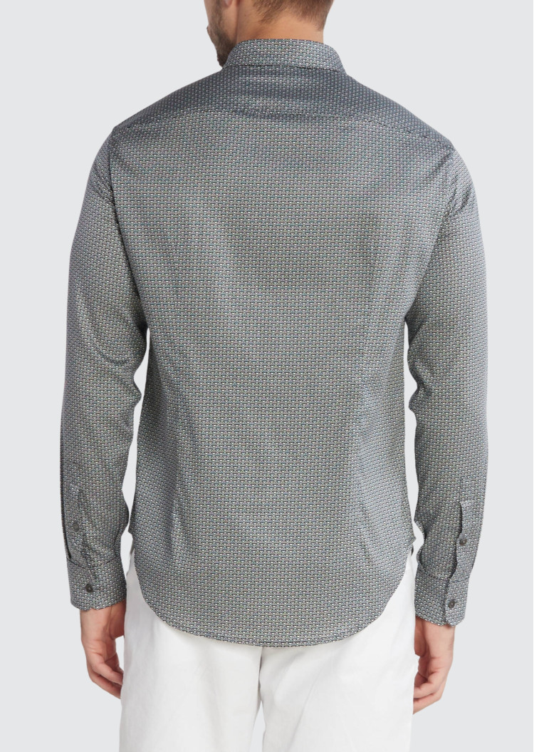 Сорочка повсякденна Regular fit для чоловіків (469151), колір Сірий - №3