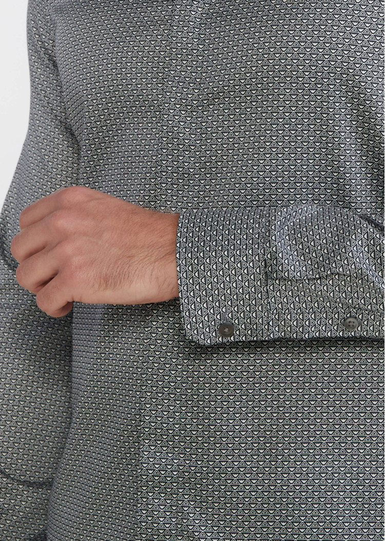 Сорочка повсякденна Regular fit для чоловіків (469151), колір Сірий - №4