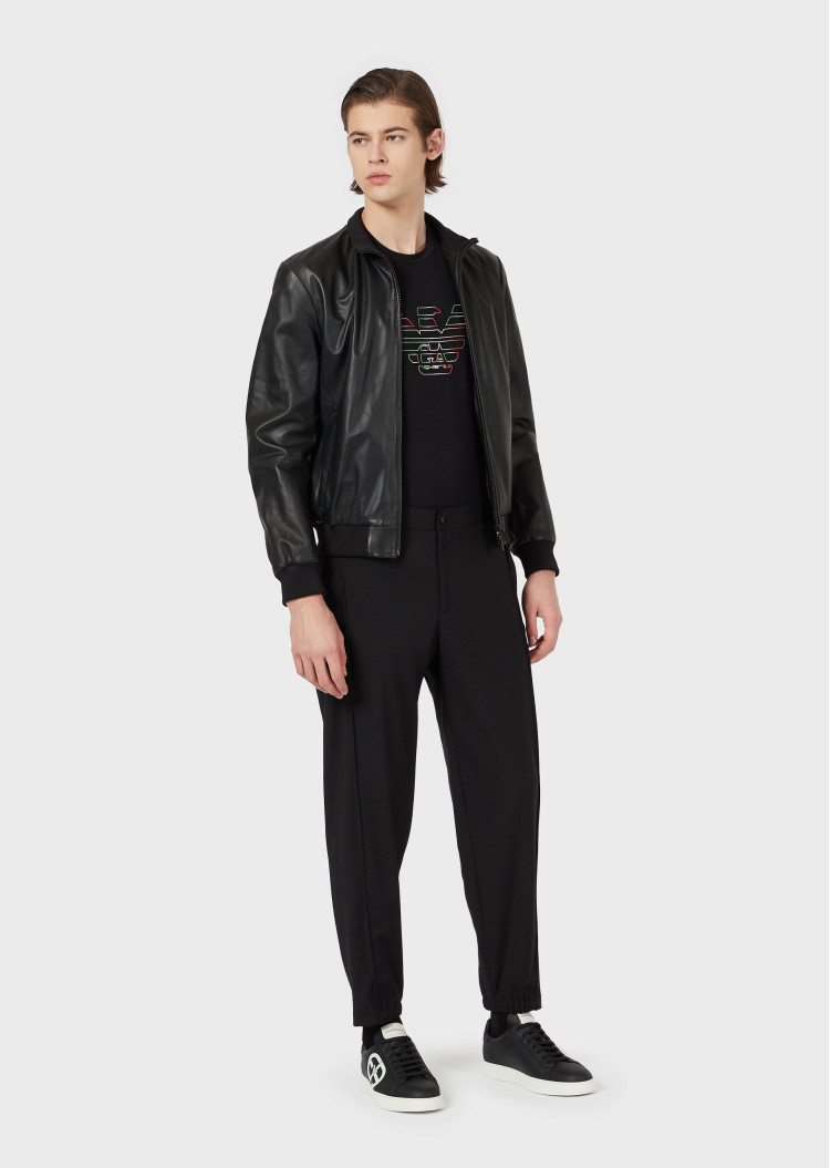 Футболка Slim fit для мужчин (469158), цвет Черный - №3
