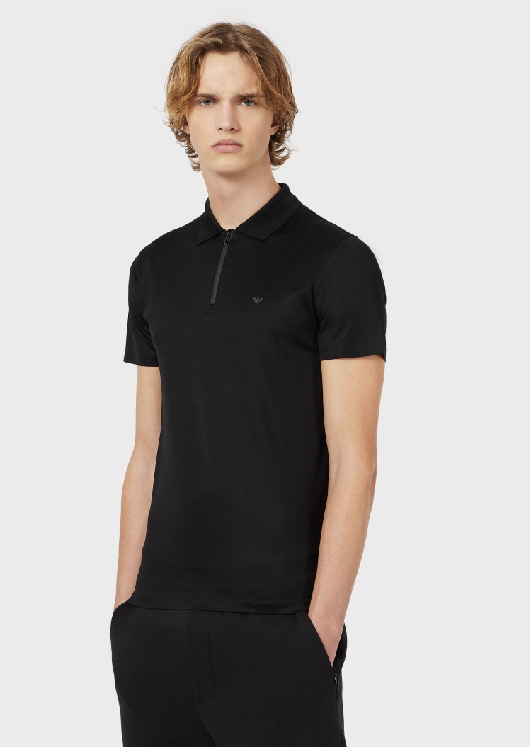 Поло Regular fit для мужчин (469162), цвет Черный - №2