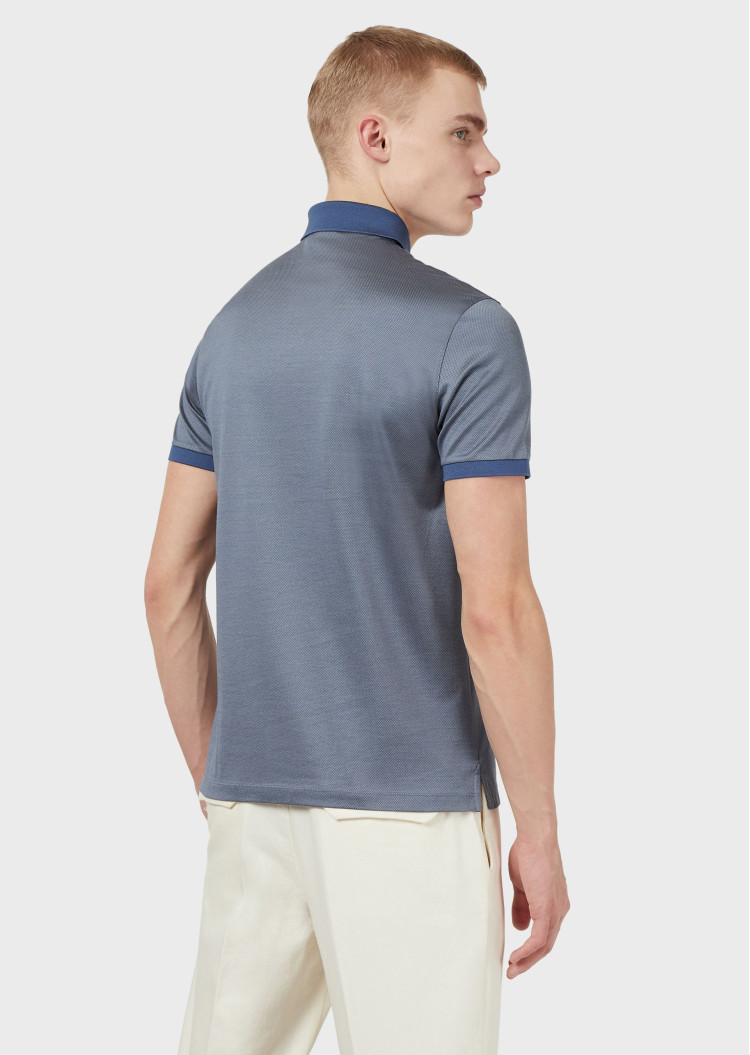 Поло Regular fit для чоловіків (469167), колір Синій - №4
