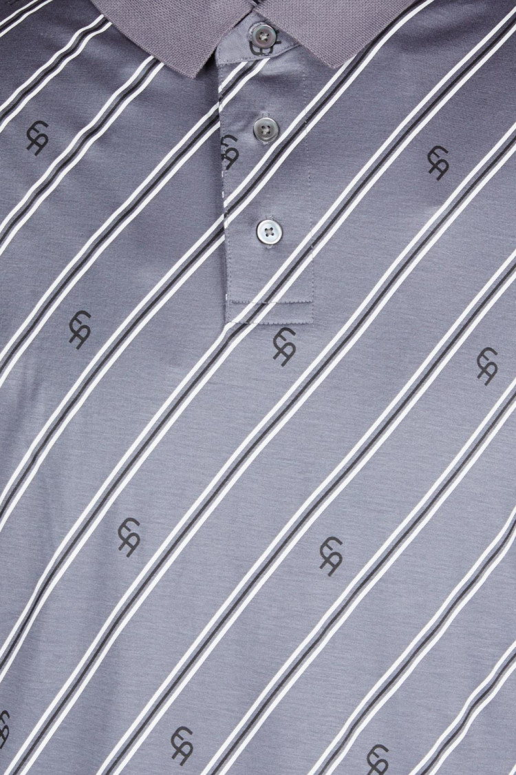 Поло Slim fit для мужчин (469179), цвет Серый - №5