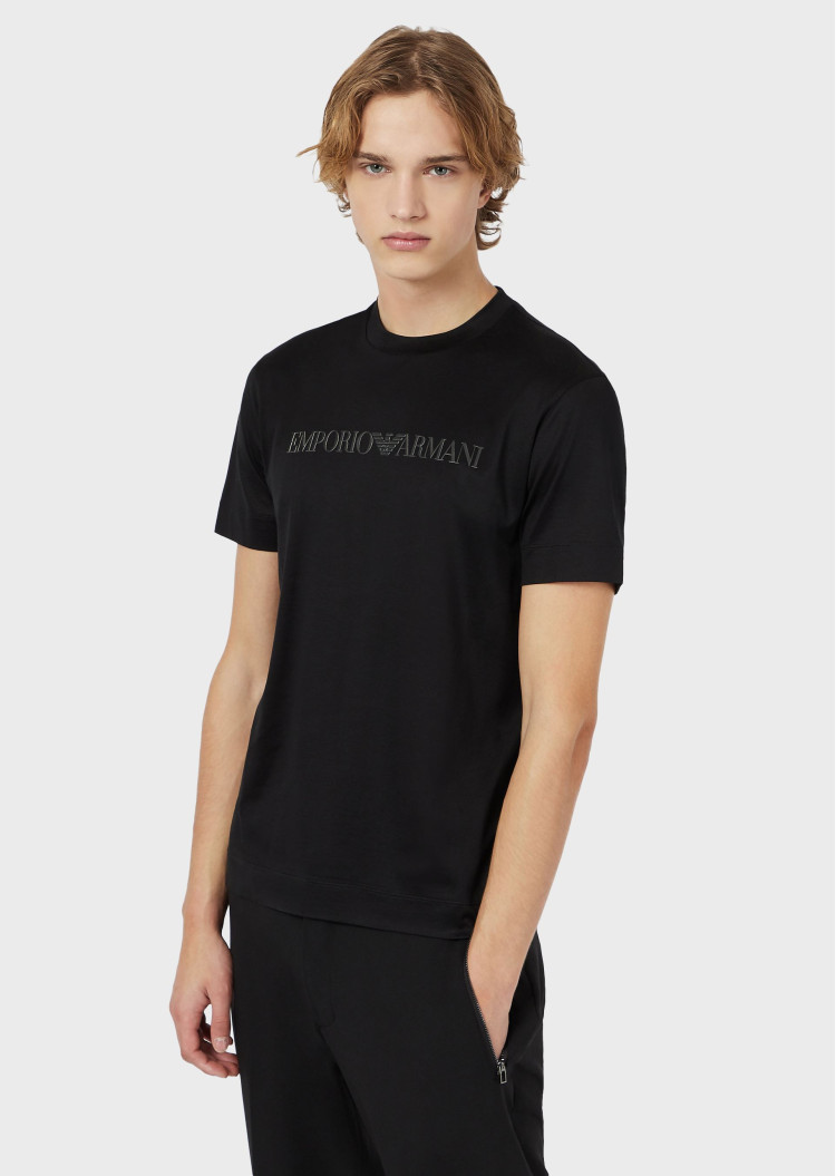 Футболка Regular fit для чоловіків (469185), колір Чорний - №2