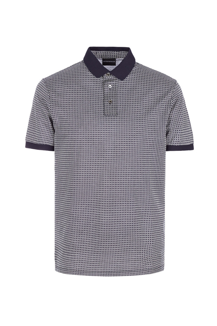 Поло Regular fit для чоловіків (469197), колір Синій - №1