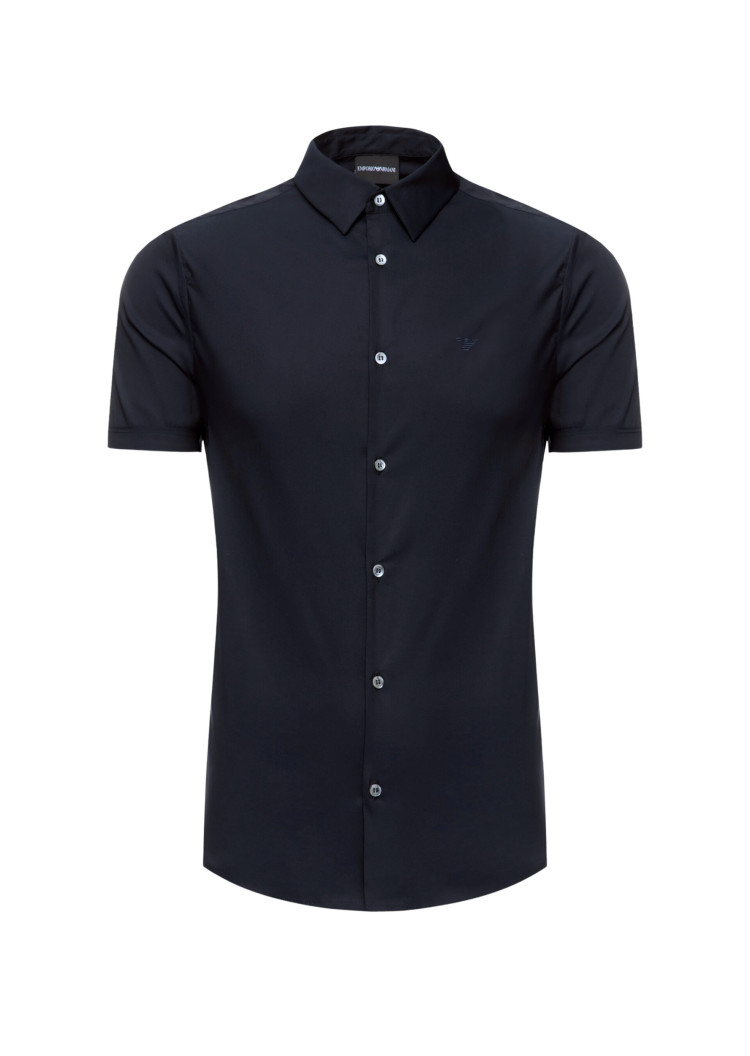 Сорочка повседневная с коротким рукавом Slim Fit