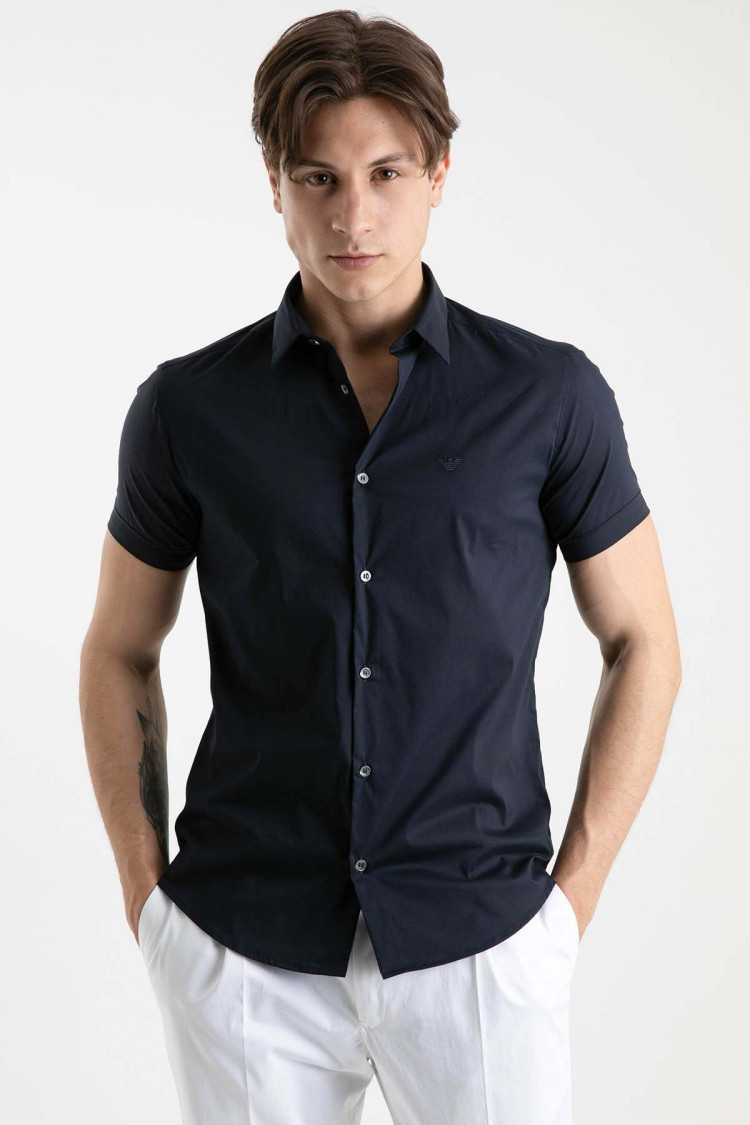 Сорочка повсякденна з коротким рукавом Slim Fit — фото 5